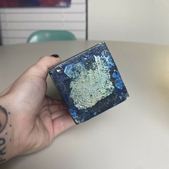 Vintage Pair Foo Dog Guardian Lion Dragon Figurines Statues 7.25” Dark Green - Picture 6 of 8